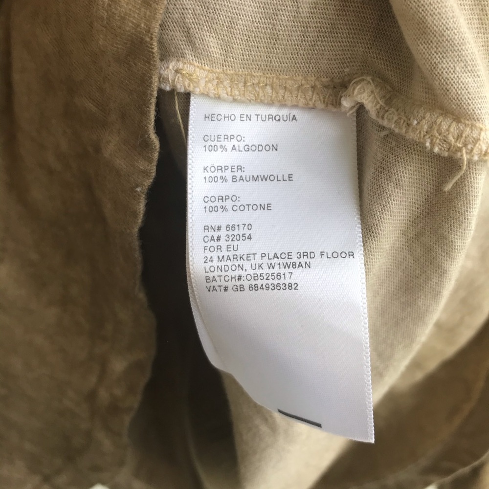 Urban Outfitters Men Yellow Layered Hooded Tee - Picture 5 of 6
